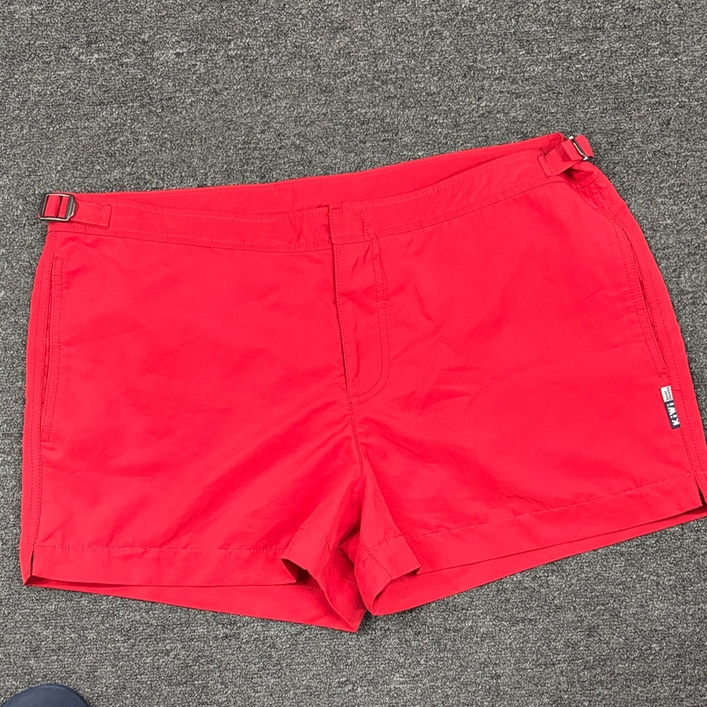 Kiwi Bright Red Men's Swim Trunks